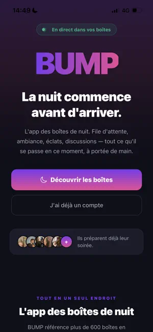 BUMP - Soirées, Boîtes de Nuit screenshot 4
