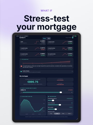Euribor X: Rates & Mortgage iPad screenshot