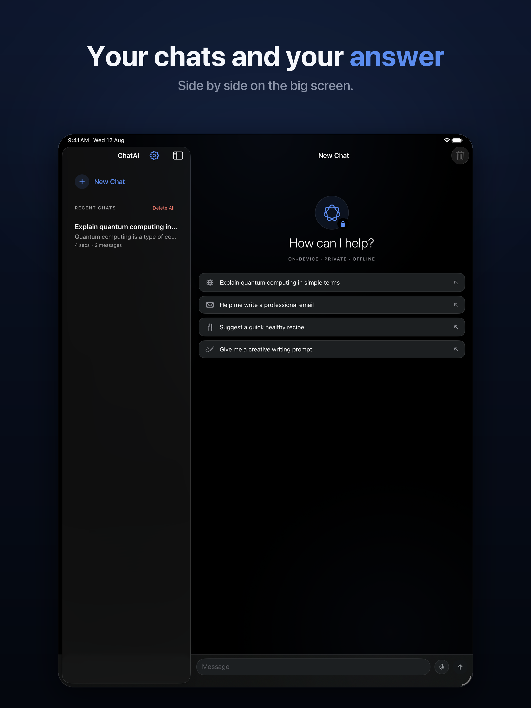 ChatAI - On Device AI screenshot 7