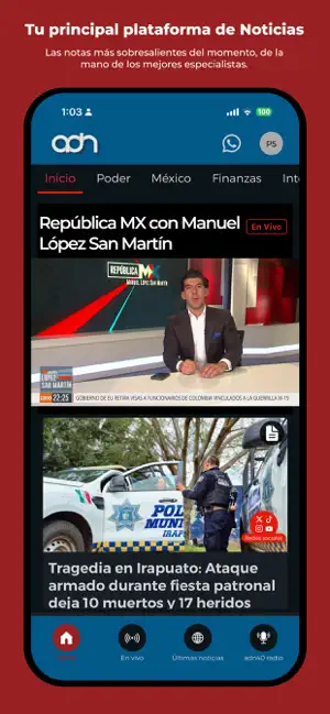 adn Noticias EN VIVO screenshot 1