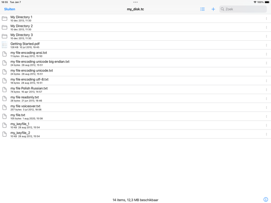 Disk Decipher iPad app afbeelding 3