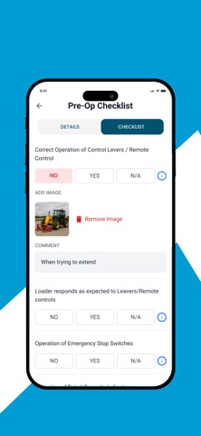 Operator Telescopic Safety App screenshot