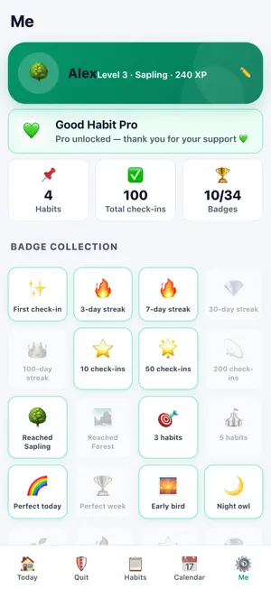 Good Habit: Quit Bad Habits screenshot 1