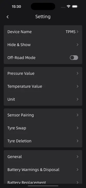 ORlCOM TPMS screenshot 4