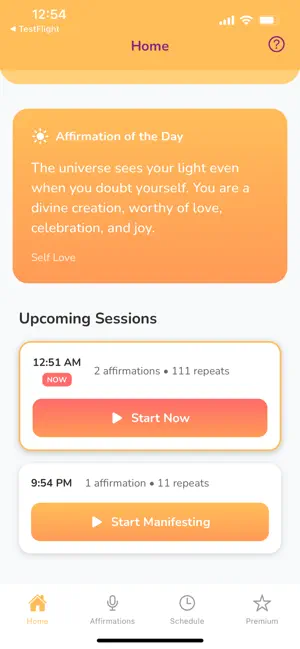 Orbit - Affirmation Notifier screenshot 1