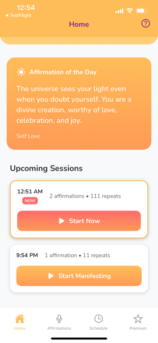 Orbit - Affirmation Notifier Screenshot 1 of 8