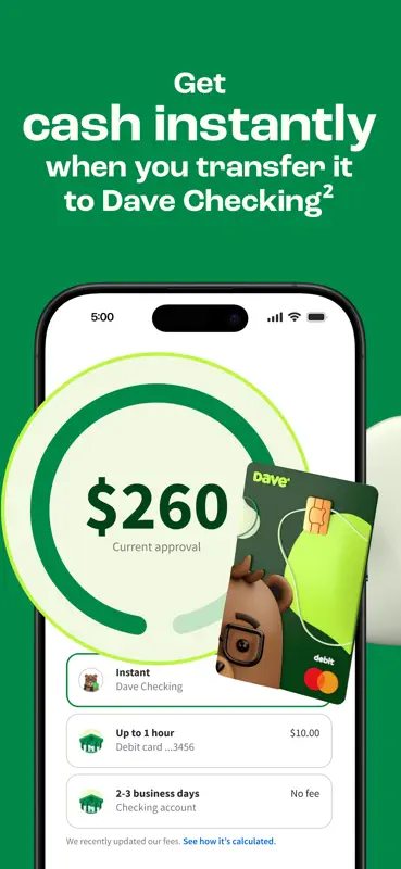Dave: Credit, Cash & Money App screenshot 2 of 9