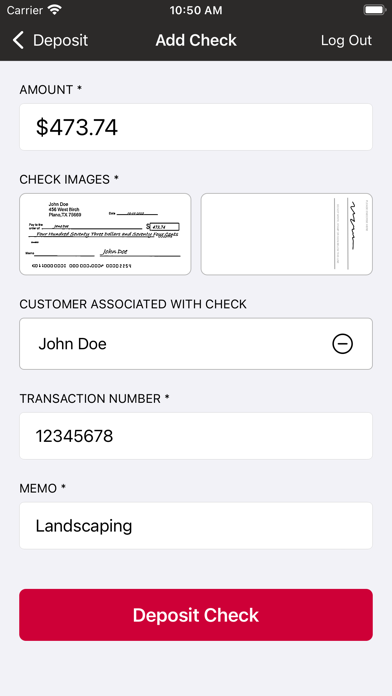 Fortis Bank - mRDC Screenshot