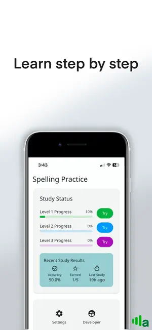 Spell Start - Kids Dictation screenshot 2