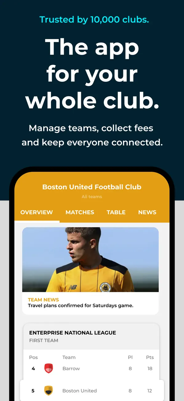 Screenshot #1 pour Pitchero Club