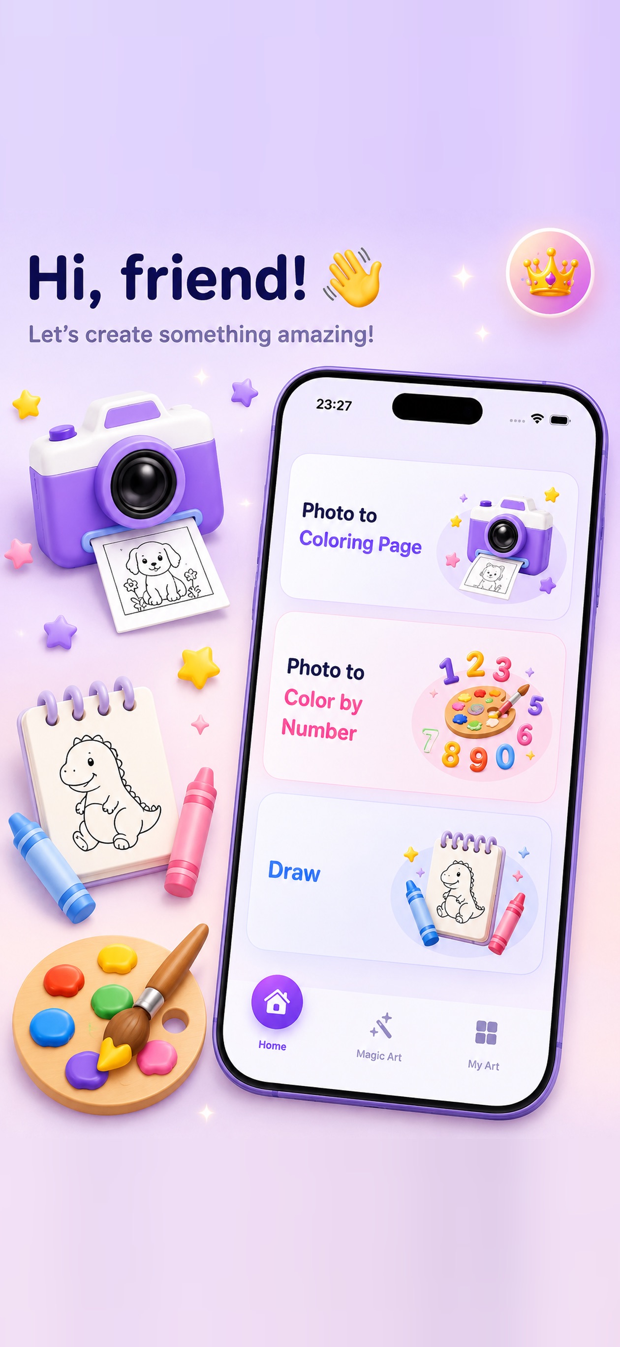 Screenshot 2 of Vcolor - AI Coloring Book