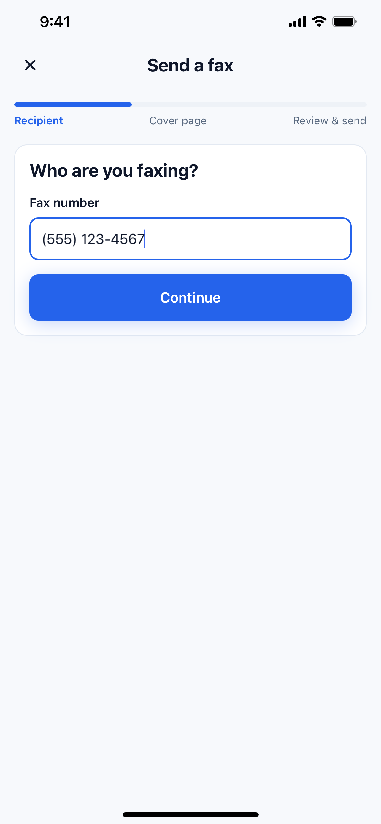 Faxer.me screenshot 2