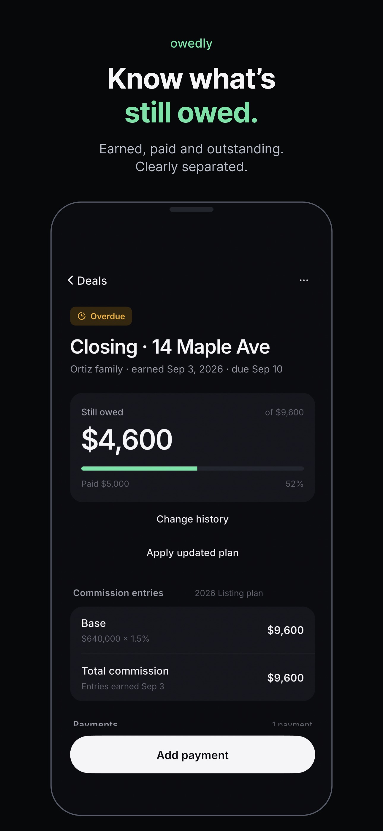 Screenshot 7 of Owedly: Commission Tracker