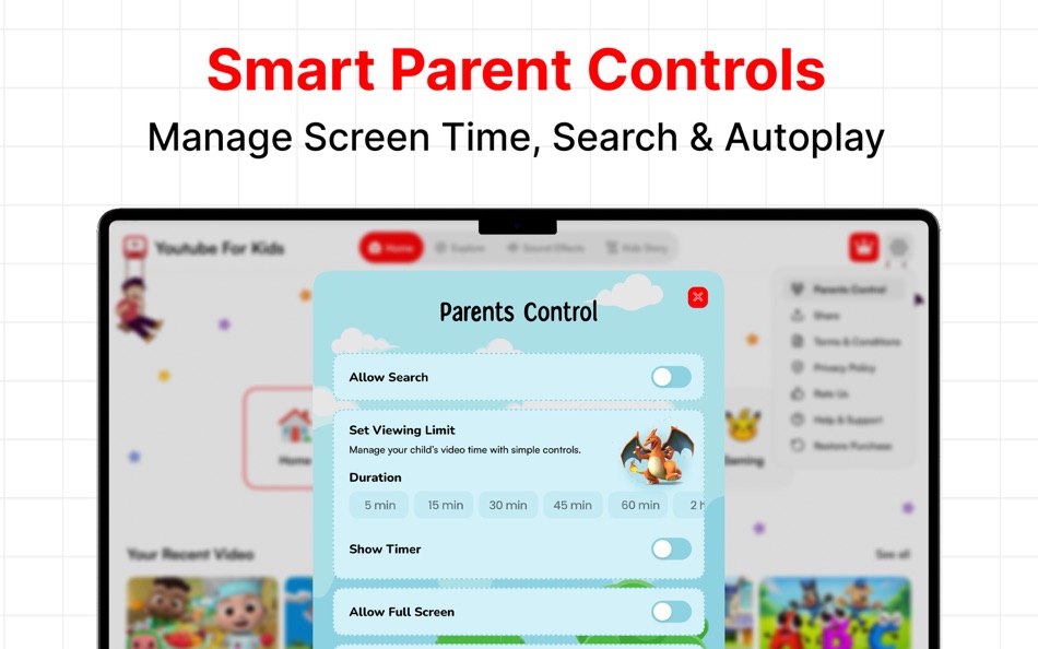 #5. App for Youtube Kids (macOS) By: Zaib Un Nisa