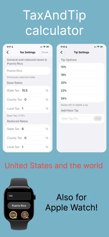 TaxAndTip screenshot 3 of 6