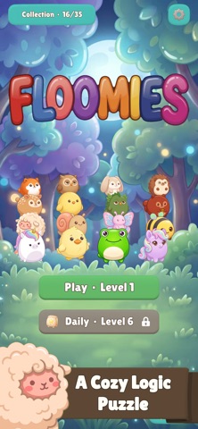 Floomies: Cozy Logic Puzzle Screenshot 1 of 6