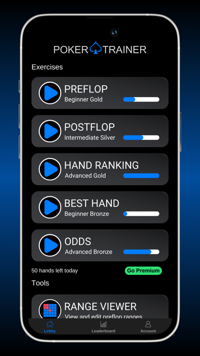 Poker Trainer - Learn Poker Screenshot