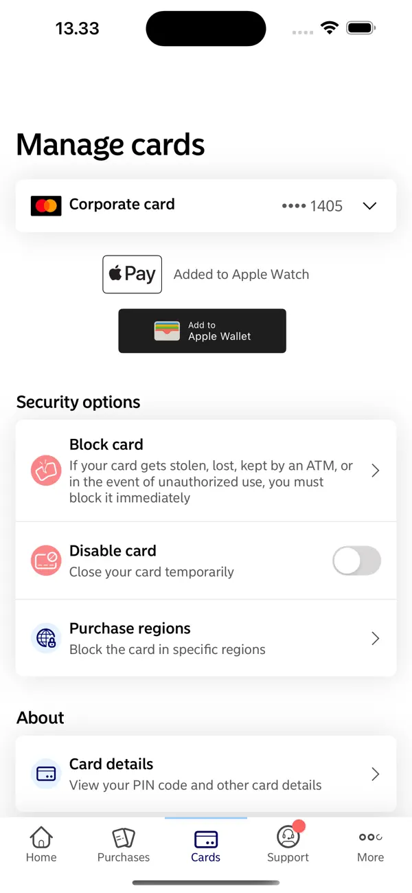 Screenshot #3 pour Nordea First Card