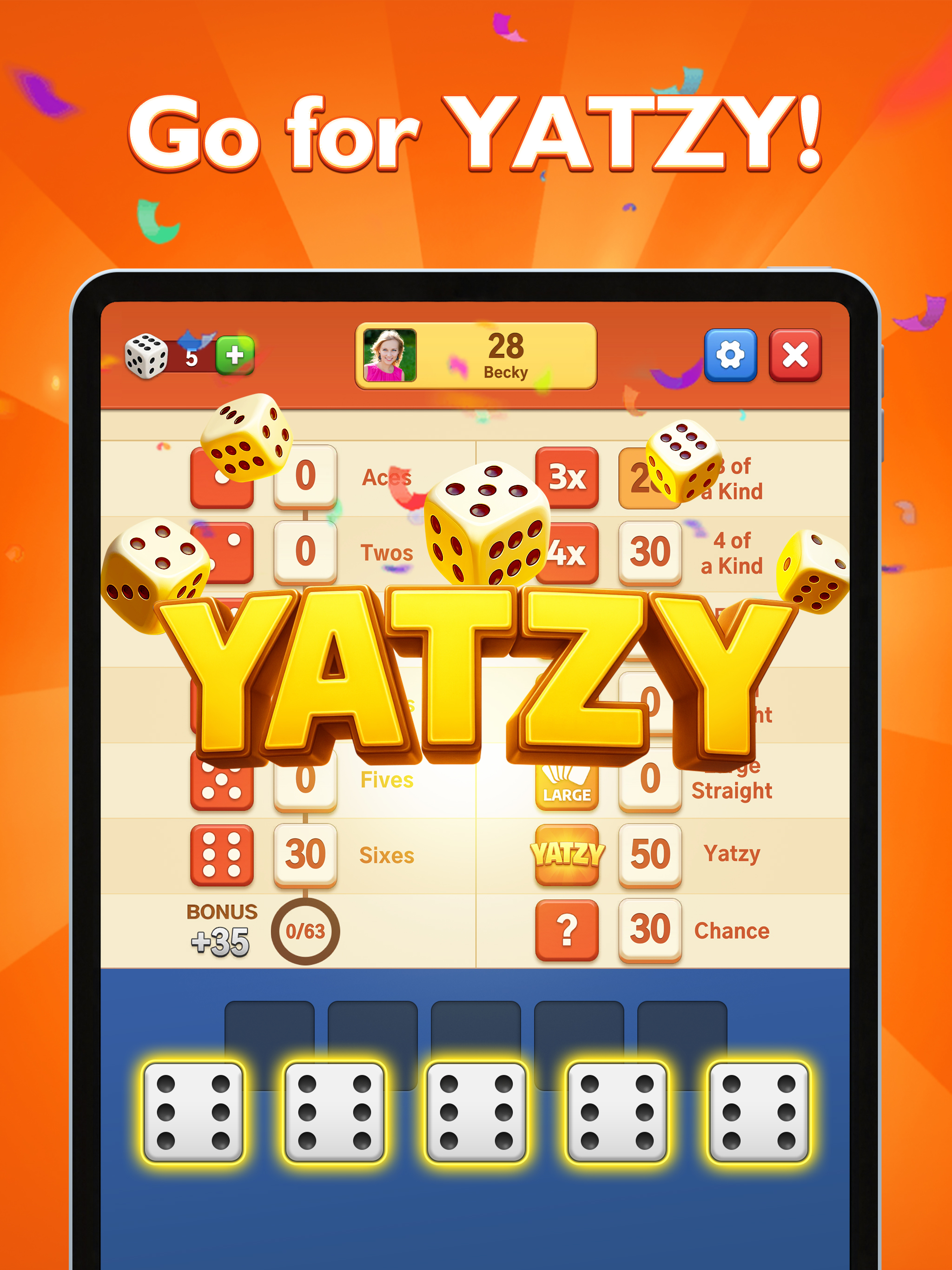 Yatzy - Classic Fun Dice Game screenshot 10