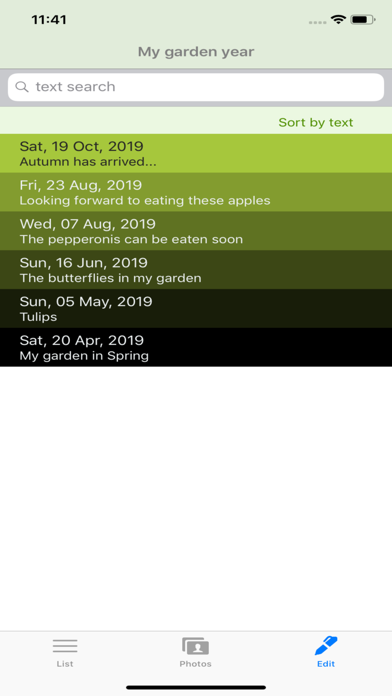 My garden year Screenshot