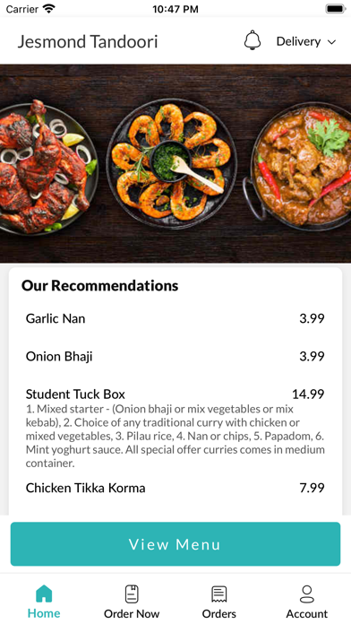 Jesmond Tandoori. Screenshot