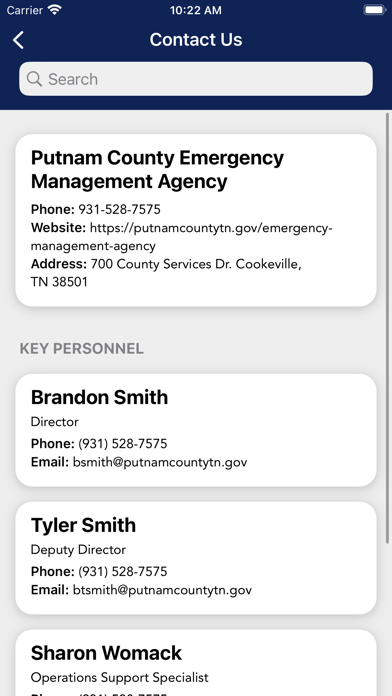 Putnam County EMA Screenshot