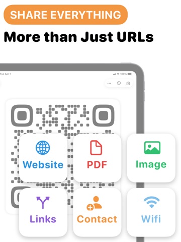 QR Code Generator - MQRG iPad screenshot