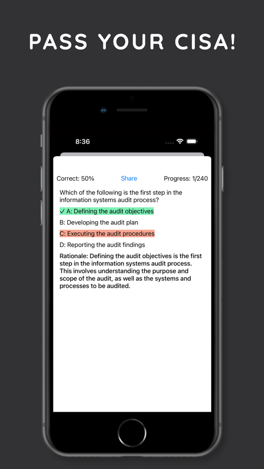 #2. CISA Practice Questions (iOS) Podle: laurie hocking