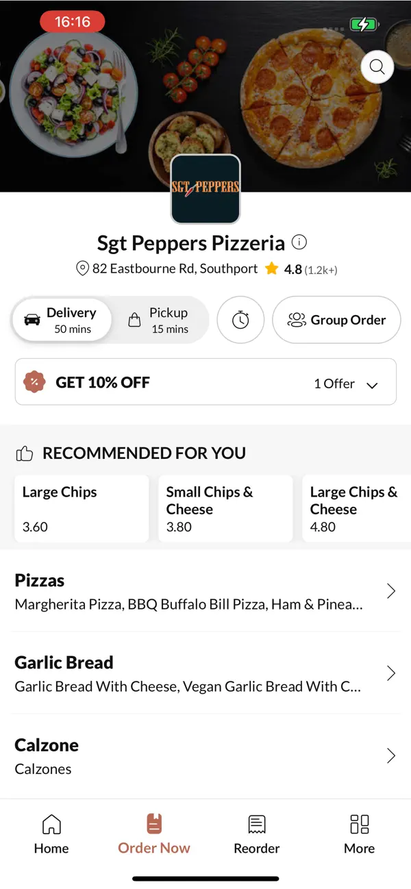 Screenshot #2 pour Sgt Peppers Pizzeria