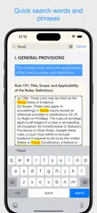 Texas Evidence Rules screenshot #4 for iPhone