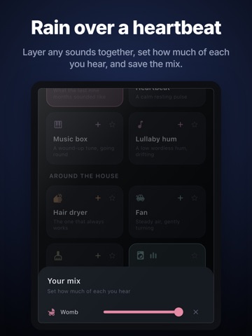 Hush: Baby Sleep Sounds iPad screenshot