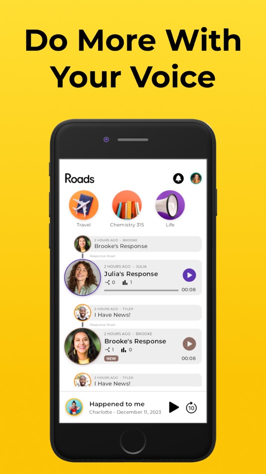 #7. Roads Audio: Talk & Connect (iOS) 由: 1ManStartup LLC