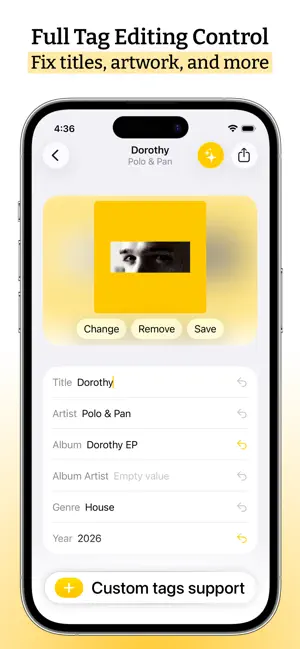 Audio Tag Editor - MP3 & ID3 screenshot 3