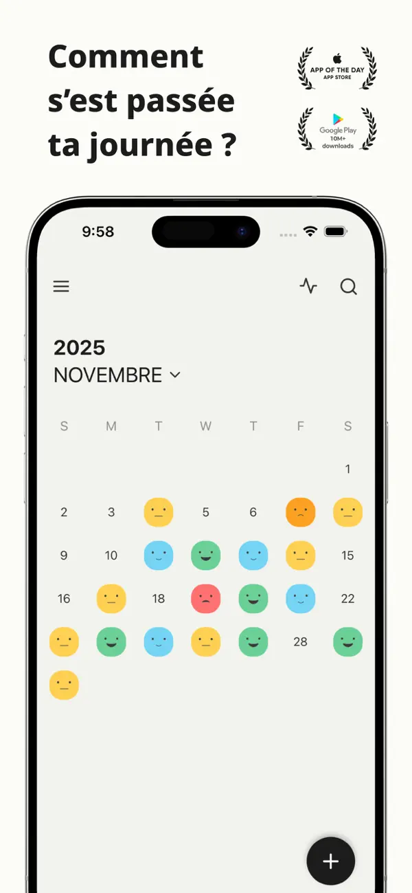 Screenshot #1 pour Murmure – Journal Vocal