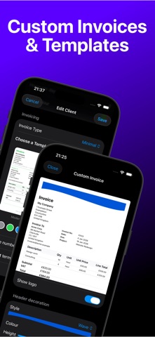 SoloTime Hours Track & Invoice Screenshot 8 of 9