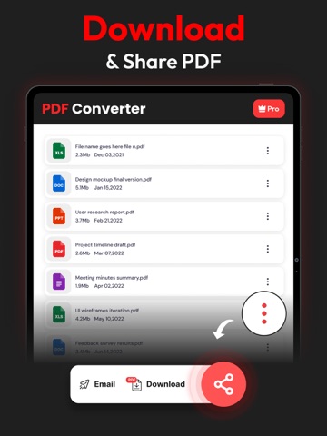 PDF Converter-Scan Word to PDF iPad screenshot