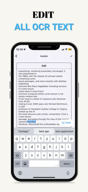 DocScan: Document Scanner+OCR screenshot 4
