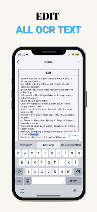 DocScan: Document Scanner+OCR Screenshot 4 of 6