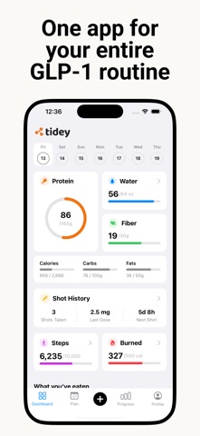 Tidey GLP-1 Tracker & Recipes Screenshot 6 of 6