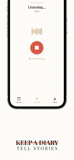 Ostra: Voice Diary & Journal screenshot 2