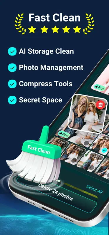 Fast Clean: AI Storage Cleaner screenshot 1 of 7