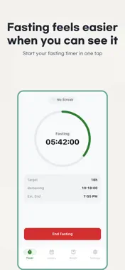 FastTime - Fasting Timer & Log screenshot 1