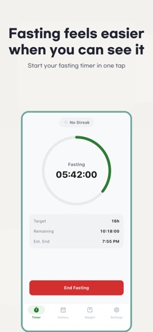 FastTime - Fasting Timer & Log Screenshot 1 of 5