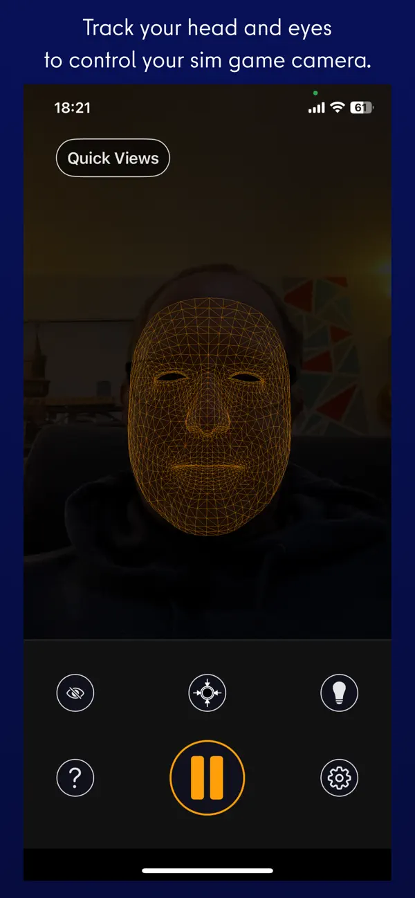 Screenshot #1 pour SmoothTrack: Head Tracker