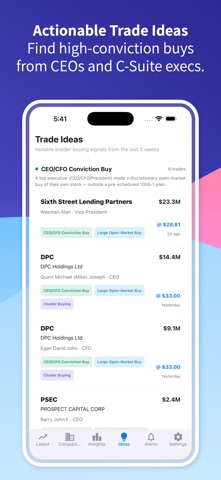 Insider Trades Screenshot 4 of 5