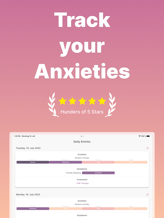 Anxiety Tracker゜