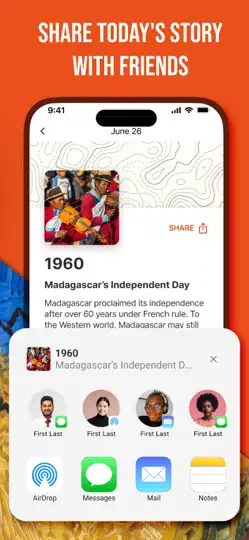 Capture d'écran de Today In History: Factorium sur iPhone 6