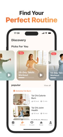 PlusFit: Tai Chi for Beginners iPhone screenshot 4