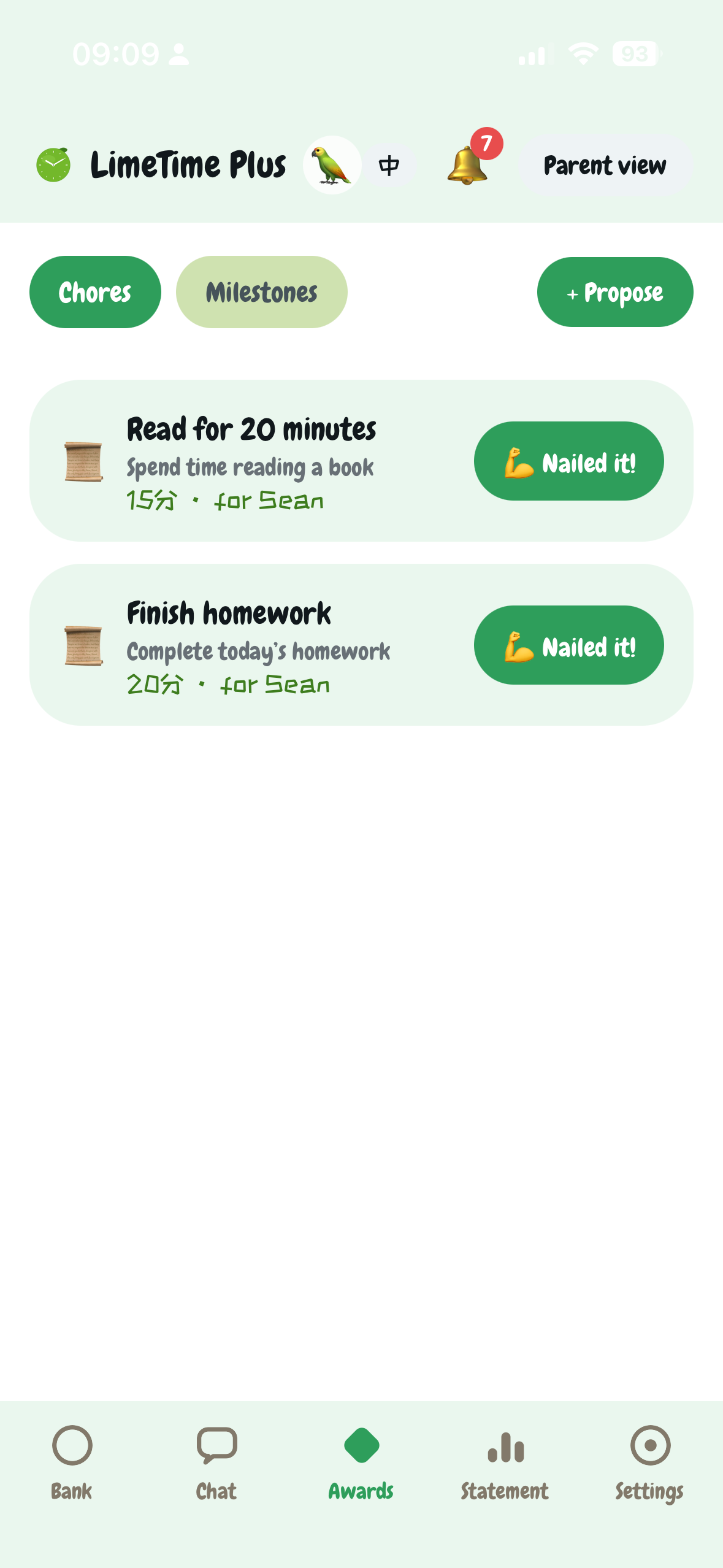 LimeTime Parenting screenshot 3
