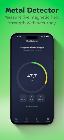 Metal Detector & Scanner PRO app screenshot